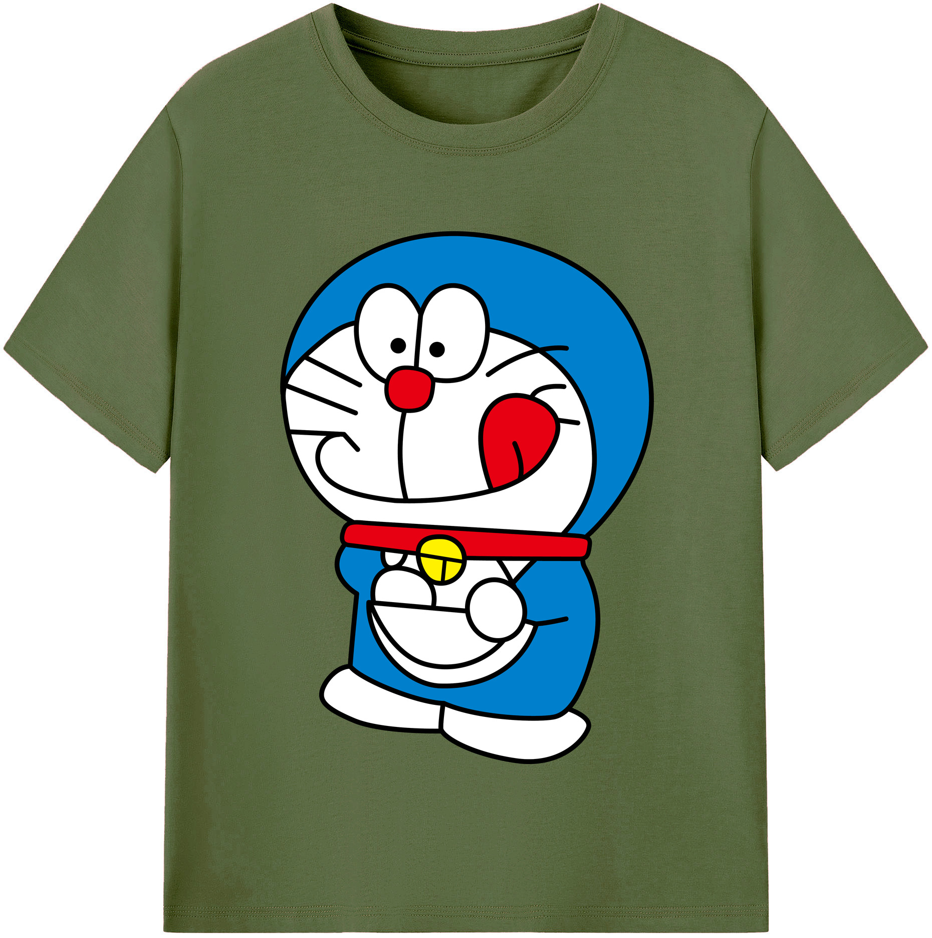 （画像用） ドラえもん Doraemon 綿100％半袖Tシャツ（フロントプリント）